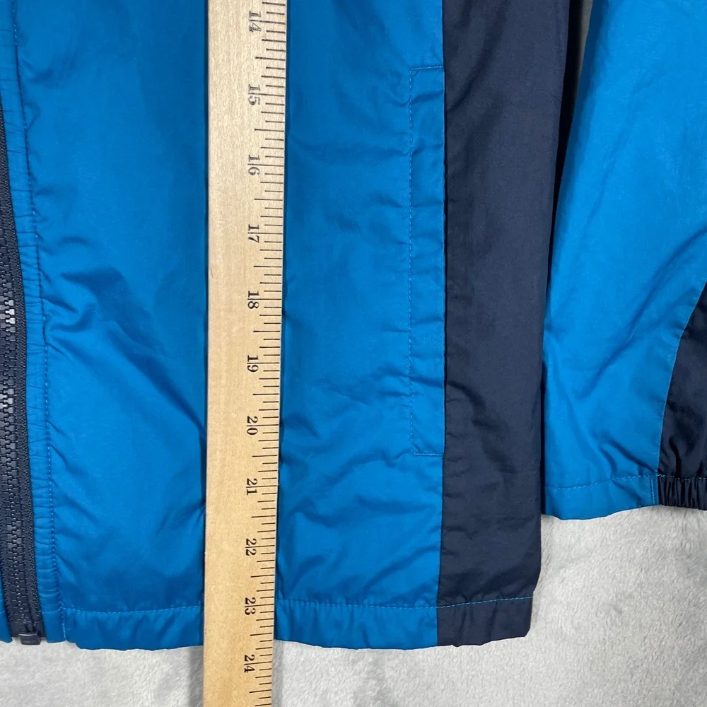 Patagonia Boys Light & Variable Hooded Jacket Blue Large 12 64345 Windbreaker